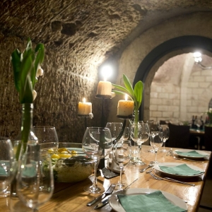 Rendezvény helyiség a pincében / Dining Room in the Cellar